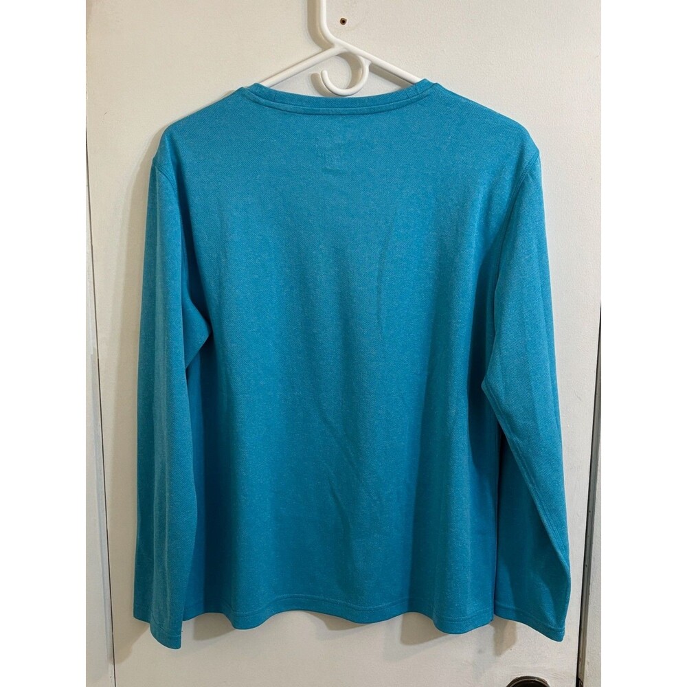 Men's C9 Champion Long Sleeve T-Shirts Medium Blue & Gray - Picture 3 of 8